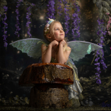 somerset fairytale photographer little angel in wings